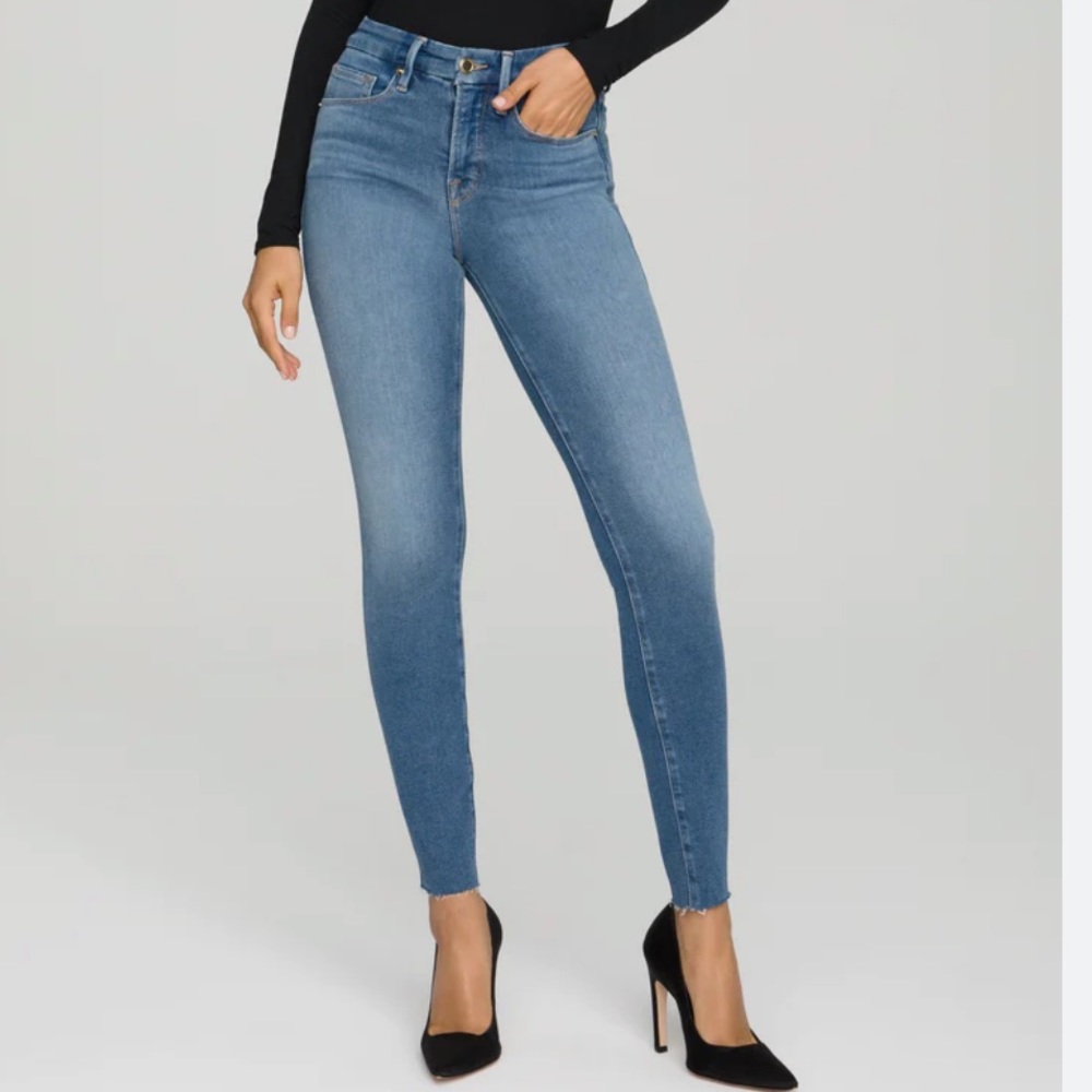 Good American Skinny Jeans 00 24 Medium Wash
